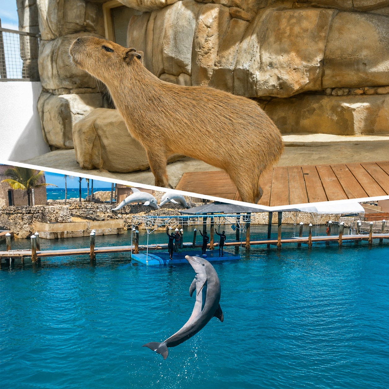 DOMINICANO – Dolphin Encounter + Capybaras